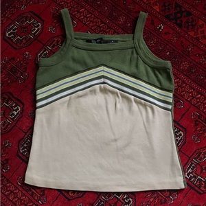 90s y2k vintage crop tank top xxs